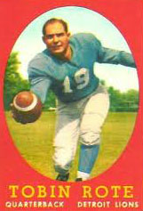 Lions QB Tobin Rote